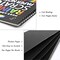 12 Pieces of Set , 4 pck Scratch Arts Drawing Notebook for Kids Drawing Pad, Large Rainbow Scratch Drawing Paper Set for Kids Art Supplies (with 4 Wooden Stylus & 4 Drawing Stencils)